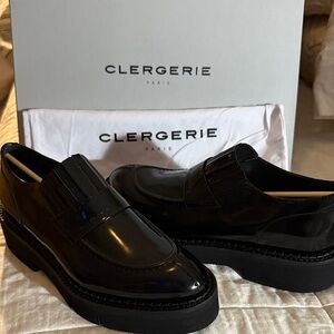 Robert Clergerie Black Loafers